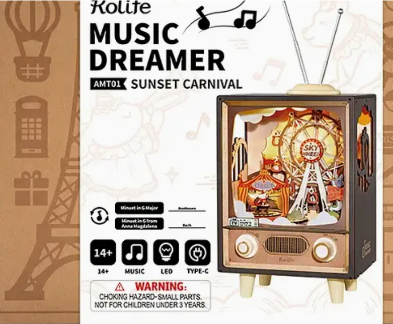 3D Wooden Puzzle Music Box Preorder